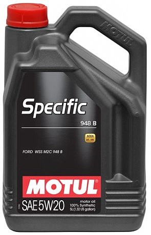 Масло моторное синтетическое д/авто 867351/SPECIFIC 948 B SAE 5W20 (5L)/104423=106352