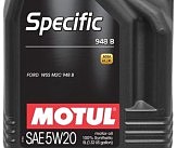 Масло моторное синтетическое д/авто 867351/SPECIFIC 948 B SAE 5W20 (5L)/104423=106352