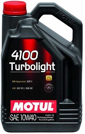 Масло моторне Technosynthese д/авто 387607/4100 TURBOLIGHT SAE 10W40 (4L)/100355