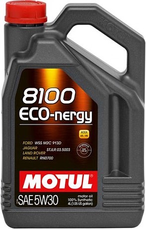Масло моторне синтетичне д/авто 812307/8100 ECO-NERGY SAE 5W30 (4L)/104257