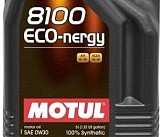 Масло моторное синтетическое д/авто 872051/8100 ECO-NERGY SAE 0W30 (5L)/102794