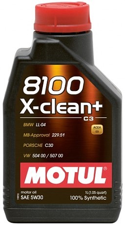 Масло моторне синтетичне д/авто 854711/8100 X-CLEAN+ SAE 5W30 (1L)/102259=106376