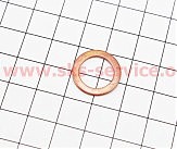 Шайба топливопровода низкого давления (медная) 12х17,5х1