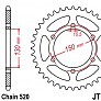 Звезда задняя JT JTR305.46 46x520