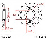 Звезда передняя JT JTF403.15 15x520
