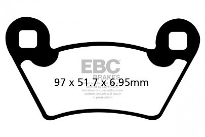 Гальмівні колодки EBC FA354R