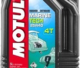Масло для 4-х тактних двигунів Technosynthese д/лод.мотор 853151/MARINE TECH 4T SAE 25W40 (5L)/107716