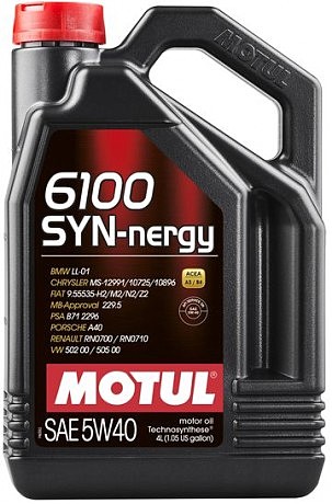 Масло моторное Technosynthese д/авто 368350/6100 SYN-NERGY SAE 5W40 (4L)/107978