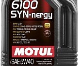 Масло моторное Technosynthese д/авто 368351/6100 SYN-NERGY SAE 5W40 (5L)/107979