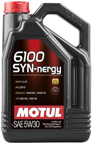 Масло моторне Technosynthese д/авто 838351/6100 SYN-NERGY SAE 5W30 (5L)/107972