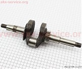 Коленвал 168F/170F (Dшейки-30mm, H-85mm, L-275mm) под резьбу М16, для мотопомпы