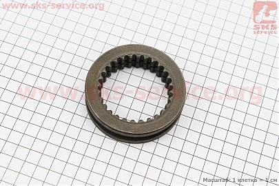 Муфта ступиці 1 та 2 передачі D-80mm, L-20mm, Z-28 Foton 354/404 (FT300.37.115A)