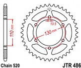 Звезда задняя JT JTR486.44 44x520