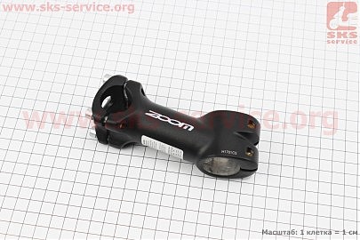 Вынос руля MTB 28,6x25,4х90мм, алюминиевый, чёрный TDS-C369A-8