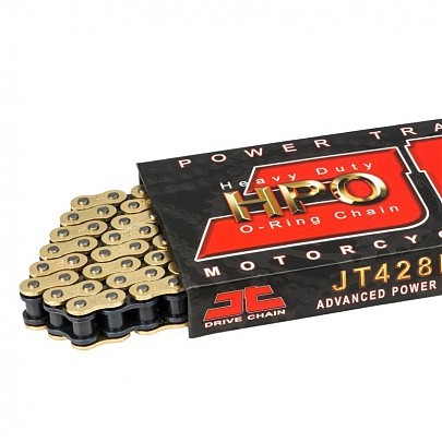 Привідний ланцюг 428 HPO Gold & Black JT JTC428HPOGB118SL 118x428
