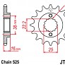 Зірка передня JT JTF740.15 15x525