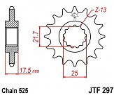 Зірка передня JT JTF297.15RB 15x525