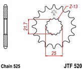Звезда передняя JT JTF520.15RB 15x525