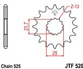 Звезда передняя JT JTF520.17RB 17x525