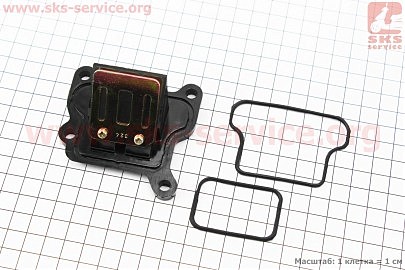 Клапан пелюстковий карбюратора Suzuki AD, Sepia || (корпус пластик), Тайвань