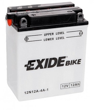 Аккумулятор кислотный 12Ah 115A EXIDE 12N12A-4A-1 134x80x160
