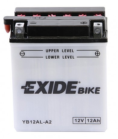 Акумулятор кислотний 12Ah 165A EXIDE YB12AL-A2 = EB12AL-A2 134x80x160