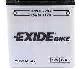 Аккумулятор кислотный 12Ah 165A EXIDE YB12AL-A2 = EB12AL-A2 134x80x160