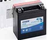 Аккумулятор сухозаряженный AGM 18Ah 230A EXIDE ETX20CH-BS = YTX20CH-BS 150x87x161