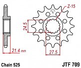 Зірка передня JT JTF709.16 16x525