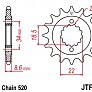 Зірка передня JT JTF1908.15 15x520