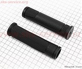 Ручки руля 125мм, черные PVC-181A