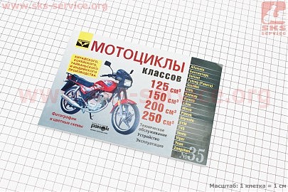 №35 Посібник з ТО та ремонту "Мотоцикли Китай 125-250 куб" (88 стор.)