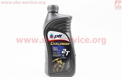 Challenger 2T — олія для 2-тактних двигунів, напівсинтетична, 1л