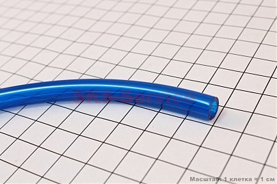Шланг паливний 5x7,5мм — 1метр, синій