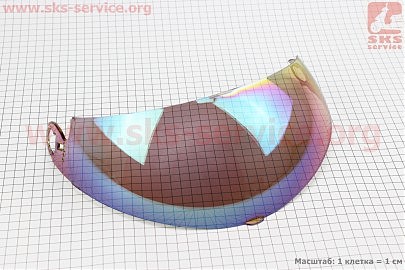 Скло шолома HF-108/HF-508, тоноване (можливі потертості незначні, див. фото)