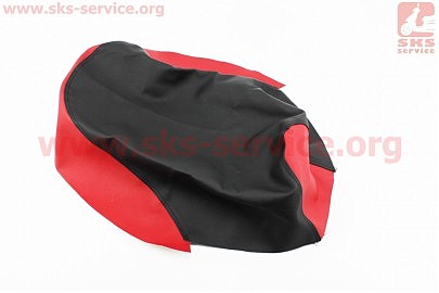 Чохол сидіння Honda DIO AF27 (еластичний, міцний матеріал) чорний / червоний