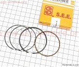 Кільця поршневі 110cc 52,4 мм +0,50 жовта коробка