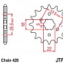 Зірка передня JT JTF1559.14 14x428