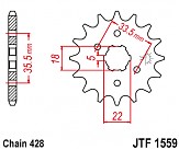 Звезда передняя JT JTF1559.14 14x428