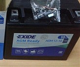 Аккумулятор залитый и заряженный AGM 10Ah 150A EXIDE SLA12-10 = AGM12-10 150x87x130