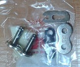 Замок приводной цепи 525 X1R Nickel & Nickel с защелкой JT JTC525X1RNNSL