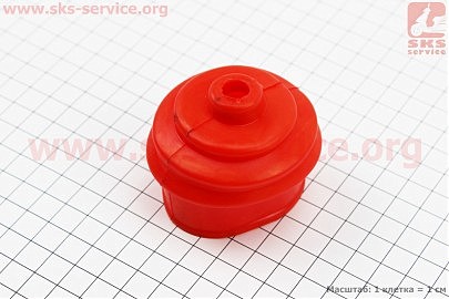 Редуктор фрезы R175/180N/190N/195N &mdash; Пыльник (гофра), красный 81-1, 101-2