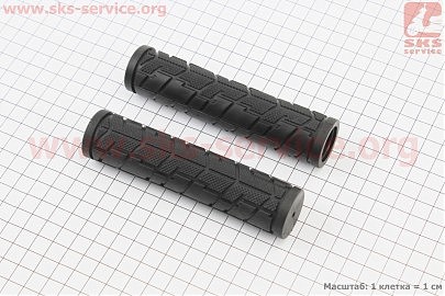 Ручки керма 125мм, чорні VLG-207 (без пакування)