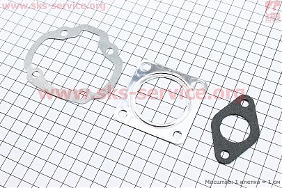 Прокладка поршнева Suzuki AD50cc-41мм, к-кт 3 деталі