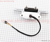 Ліхтар задній "овальний" LED c кронштейном кріплення номерного знака, ХРОМ