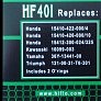 Фильтр масляный HIFLO HF401