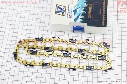Ланцюг 3/8"-1,3mm-45зв. квад. зуб (на висоторіз), "GOLD"
