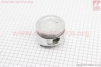 Поршень 170F 70mm +0,25 (H-49mm, палець 18mm)