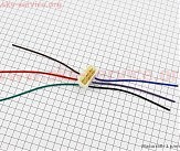 Разъем с проводами для реле-регулятора напряжения 6конт - 
