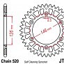 Звезда задняя легкосплавная JT JTA808.47BLK